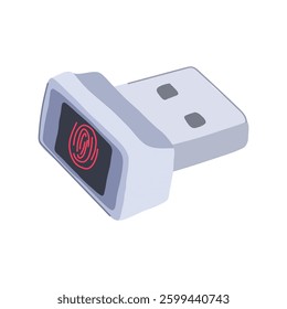 recognition fingerprint scanner cartoon. device mobile, smartphone privacy, verification unique recognition fingerprint scanner sign. isolated symbol vector illustration