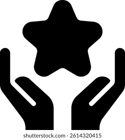 recognition glyph icon illustration vector