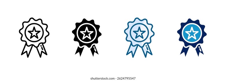 Recognition Icon Set Multiple Style Collection