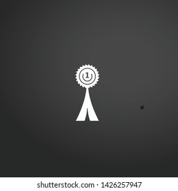 Recognition Medal vector icon. Recognition Medal concept stroke symbol design. Thin graphic elements vector illustration, outline pattern for your web site design, logo, UI. EPS 10.