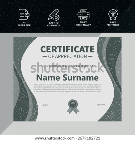 Recognition of Merit Design Template