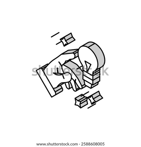 recognize opportunities isometric icon vector. recognize opportunities sign. isolated symbol illustration