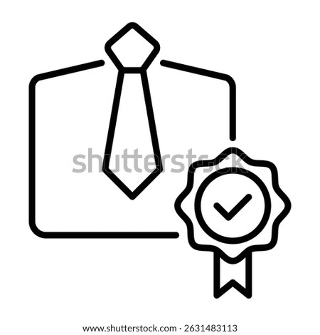 Recognized employee icon, representing a praised team member acknowledged for outstanding performance
