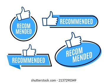 Recommend best advantage icon. Good job ok recommend thumb up sticker