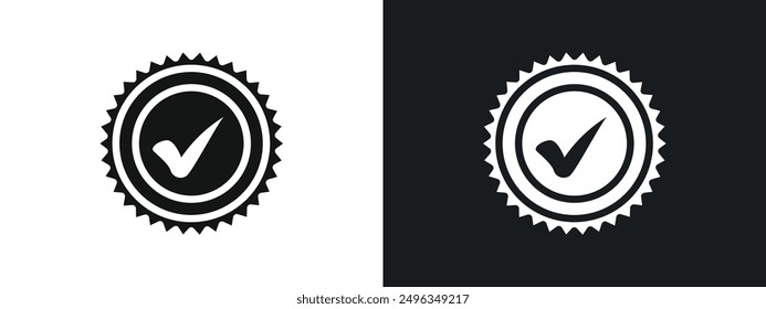 Recommend icon linear graphics set vector in black