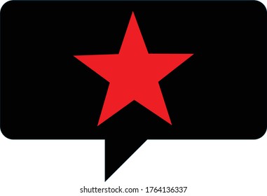 icono de recomendar sobre fondo blanco. signo de las recomendaciones. símbolo de globo y estrella. estilo plano.