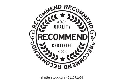 recommend icon vector