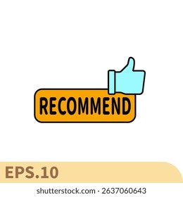 recommend icons  symbol vector elements for infographic web