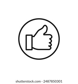 Recommend logo sign vector outline