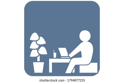 Recommend that you telework icon