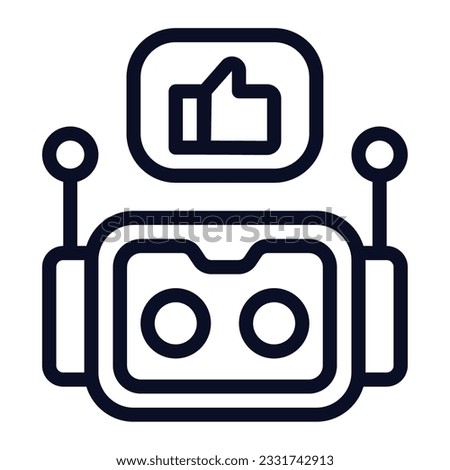 Recommendation Engine Icon Illustration can be used for uiux, web, etc