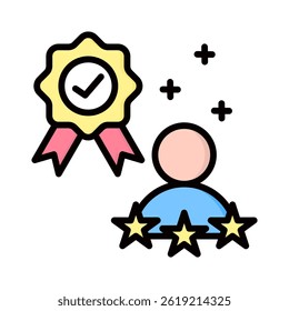 Elemento de Ícone de Recomendação para Design