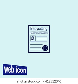 Recommendation list icon.