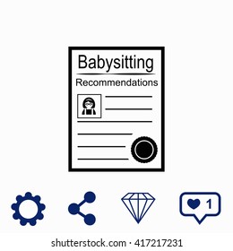 Recommendation list icon.