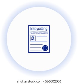 Recommendation list  icon. Vector design. 