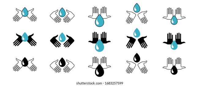 Recommendation for the prevention of viral infectious diseases. Prevention sign. Please wash your hands! Isolated over white background. Vector illustration.