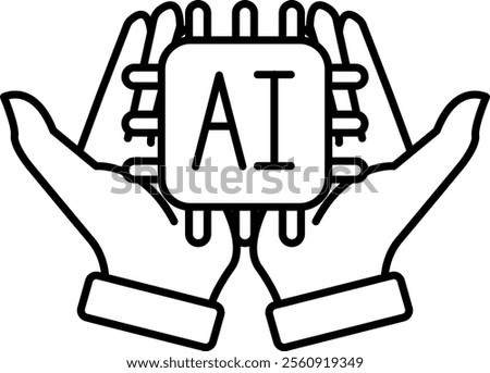 Recommendation Systems Icon - Line Style - How to use AI Theme