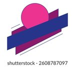Recommended badge banner. Banner recommended with thumbs up. Advertising badges with like
