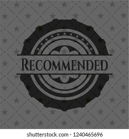Recommended black badge