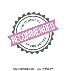 Recommended Letter Rubber Stamp Template