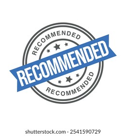 Plantilla de sello de goma de letra recomendada