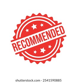 Recommended Letter Rubber Stamp Template