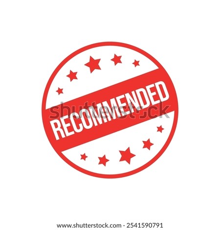 Recommended Letter Rubber Stamp Template