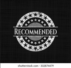 Recommended on chalkboard