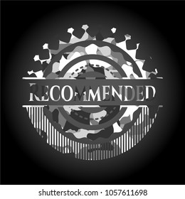 Recommended on grey camo texture