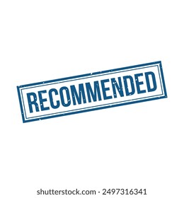 Recommended Rubber Stamp Grunge Sign
