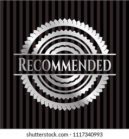 Recommended silver shiny badge