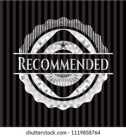 Recommended silver shiny badge