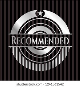 Recommended silver shiny badge