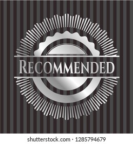 Recommended silvery emblem