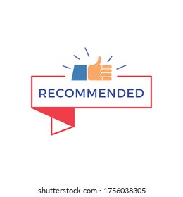 recommended vector banner illustration design
