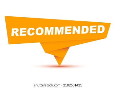 Recommended Vector Banner Recommended. Paper Tag For Recommend. Best Tag For Great Brand. Emblem. Recommendation Tag. Good Advice. Modern Recommend Badge