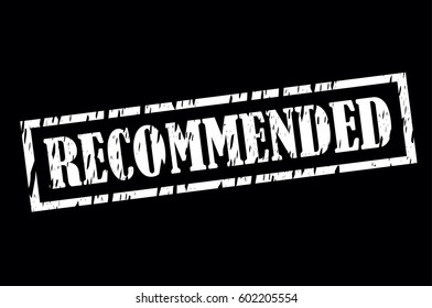 recommended vector stamp icon logo sign 