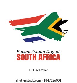 Reconciliation Day of South Africa Vector Illustration Vector Illustration. Suitable for greeting card poster and banner