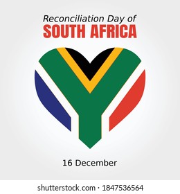 Reconciliation Day of South Africa Vector Illustration Vector Illustration. Suitable for greeting card poster and banner