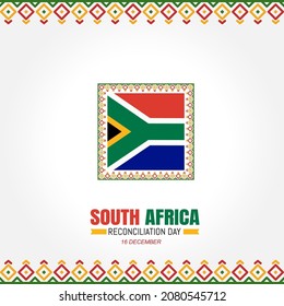 Reconciliation Day of South Africa Vector Illustration 