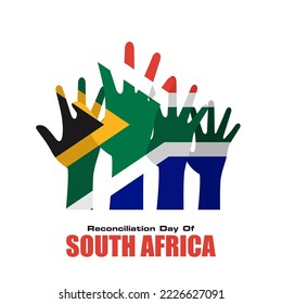 Reconciliation Day of South Africa Vector Illustration Vector Illustration. Suitable for greeting card poster and banner