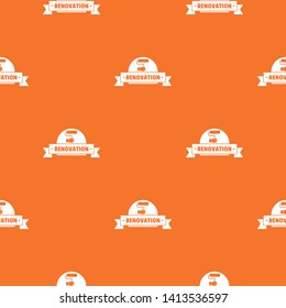 Reconstruction pattern vector orange for any web design best