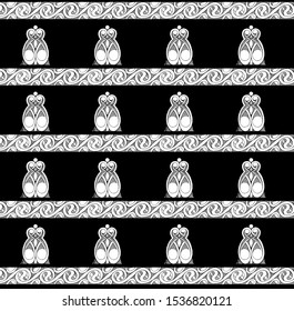 Reconstruction of Trypillian culture pattern.