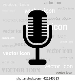 record black vector icon