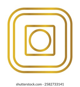 Record Button Color gradient illustration vector icon which can easily modify or edit 