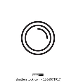 record button icon, design inspiration vector template for interface and any purpose