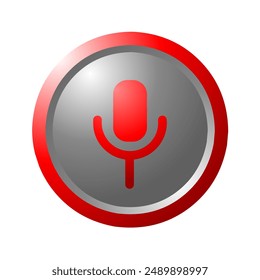 record button icon for illustration and graphic design