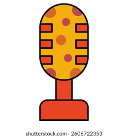 Record filled outline icon style