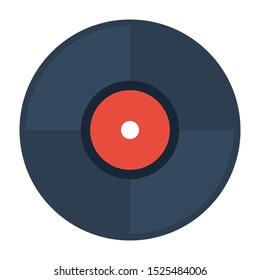 Record flat icon. You can be used Record  icon for several purposes.