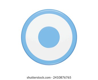  Record icon 3d render illustration